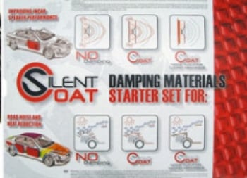 Insonorizant Auto - SC-SS-0.2 Silent Coat Sound Deadening Starter Set, 4buc.