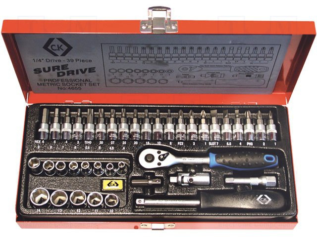 Instrumente Atelier - Set chei 39 bucati otel