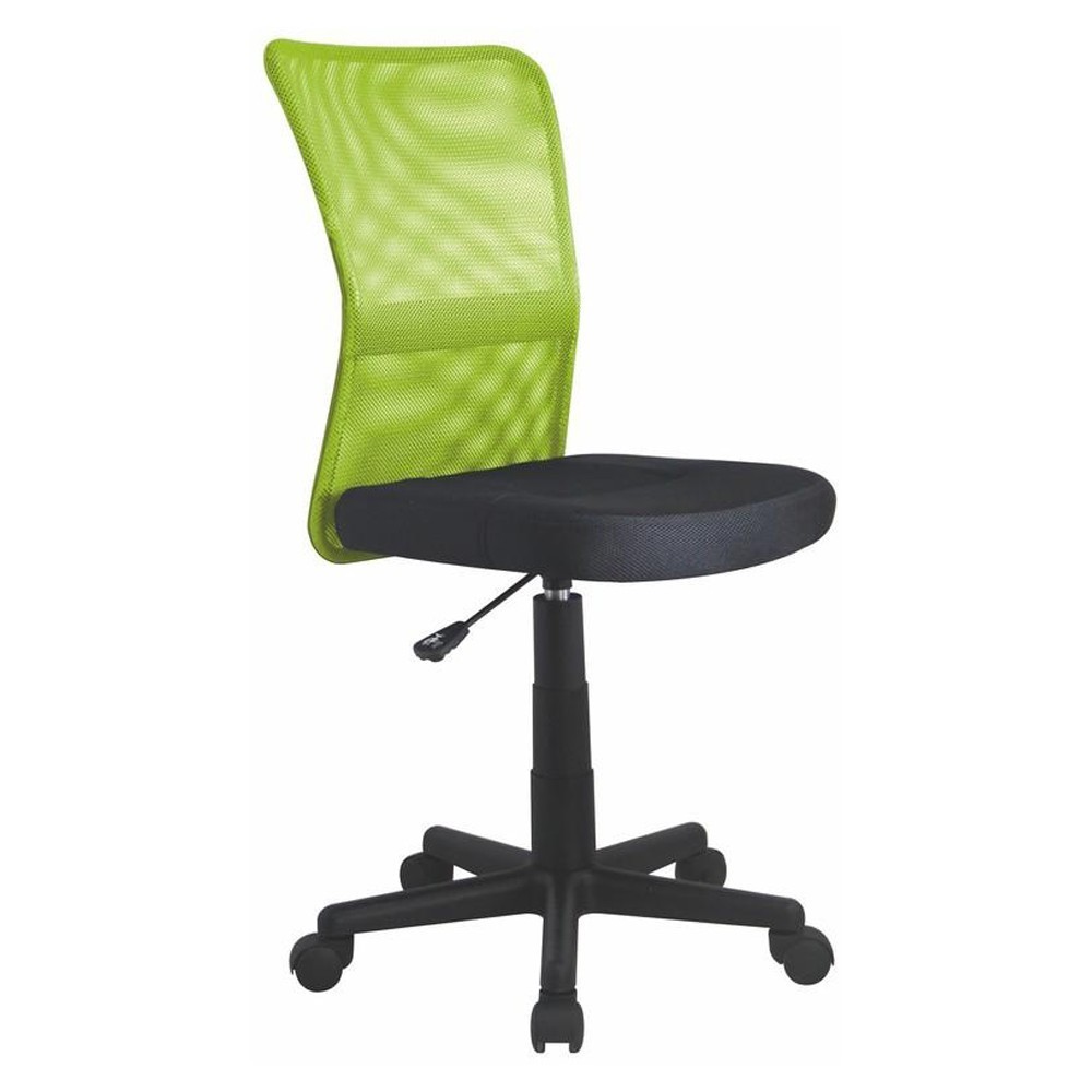Scaune birou copii - Scaun birou copii HM Dingo, Ergonomic, Cadru Polipropilena, Mesh, Inaltime ajustabila, 80 kg, 98x41x56 cm, Verde