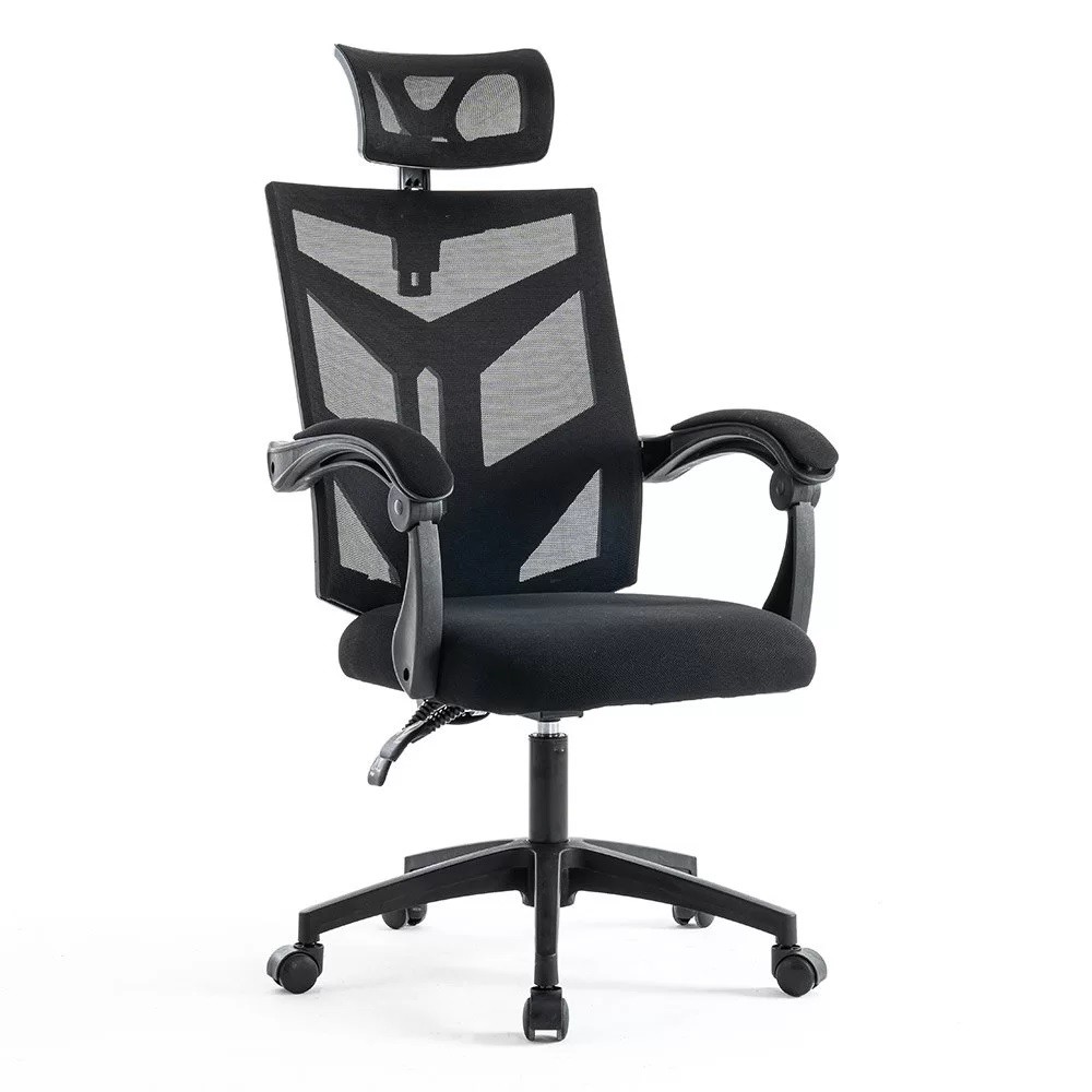 Scaune birou - Scaun birou mesh OFF434, ergonomic, rabatabil, cu tetiera, respirabil,100 kg