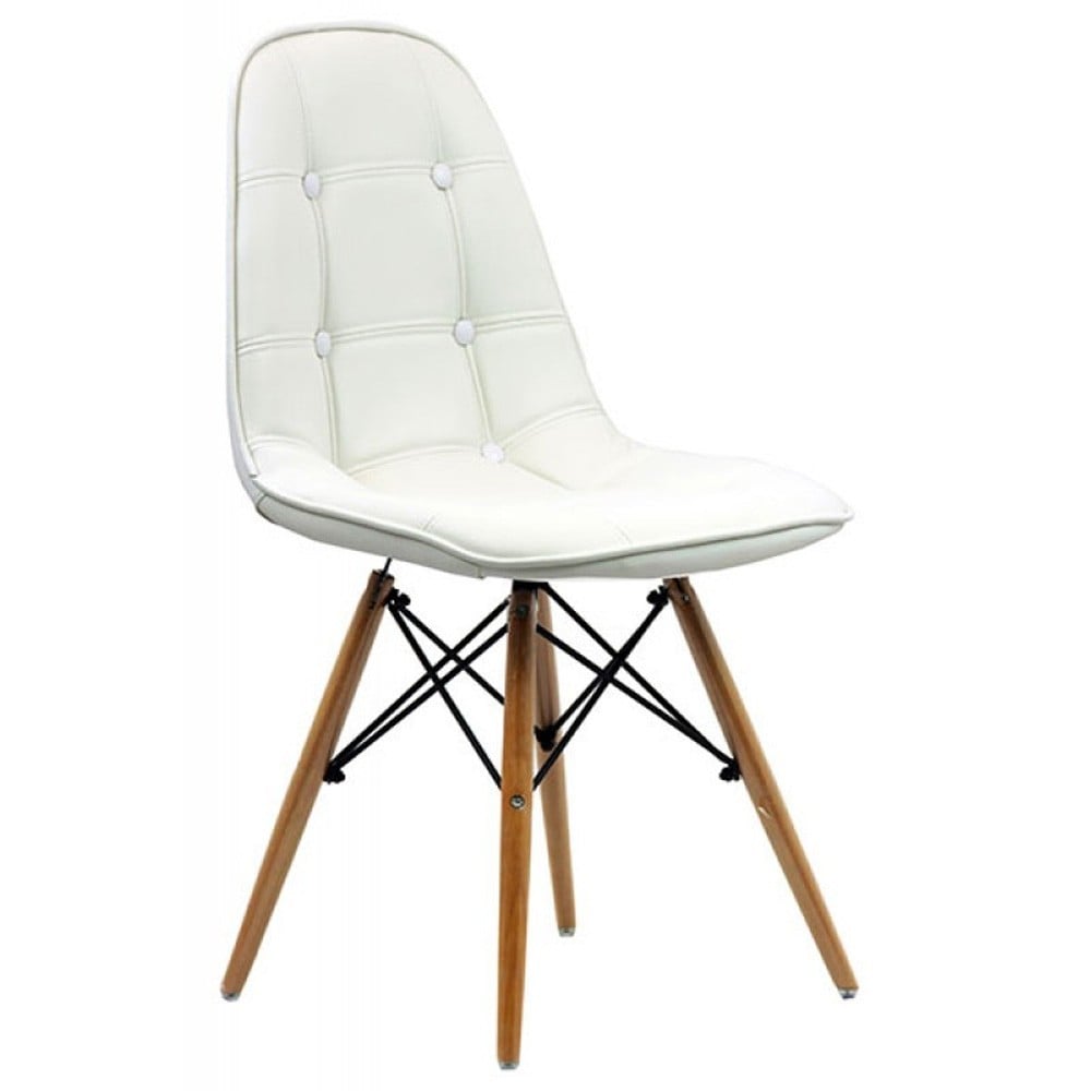 Scaune living - Scaun bucatarie si living BUC 232, piele ecologica, cadru lemn, 110 kg