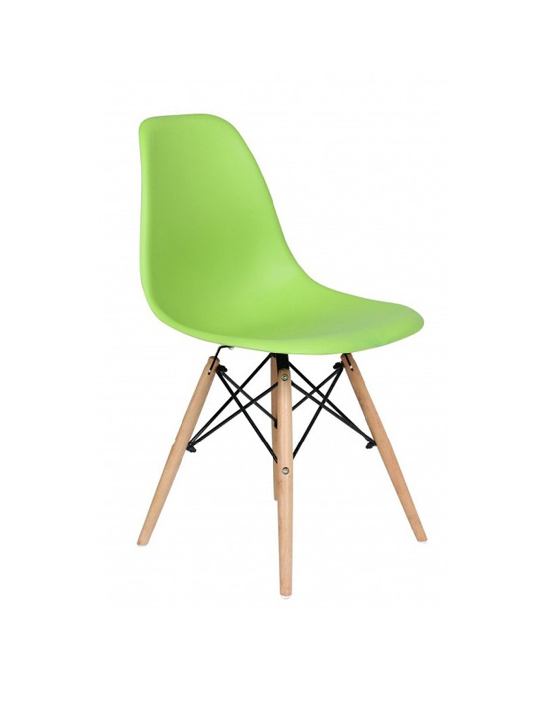 Scaune bucatarie - Scaun bucatarie si living Moon, ergonomic, polipropilena, structura lemn, 100 kg, verde