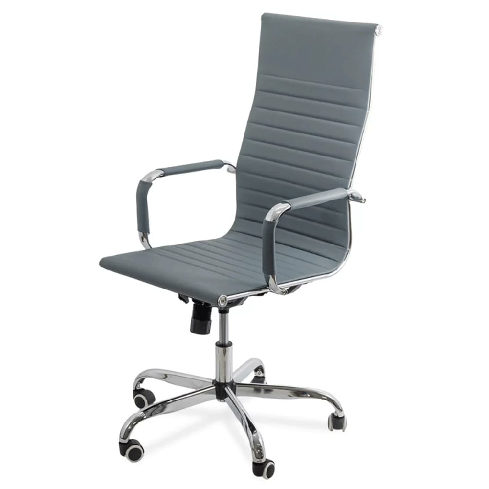 Scaune pentru birou - Scaun de birou OFF 802M, ergonomic, spatar inalt, mecanism balans, roti gumate, 100 kg