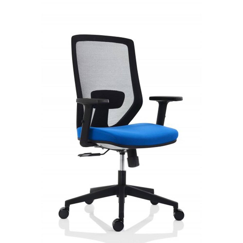 Scaune ergonomice - Scaun ergonomic mesh Zen albastru - negru