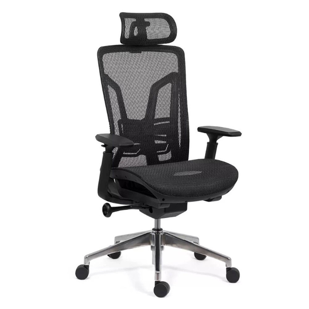 Scaune ergonomice - Scaun ergonomic multifunctional SYYT 9506, mesh, suport lombar reglabil, baza metalica, 120 kg