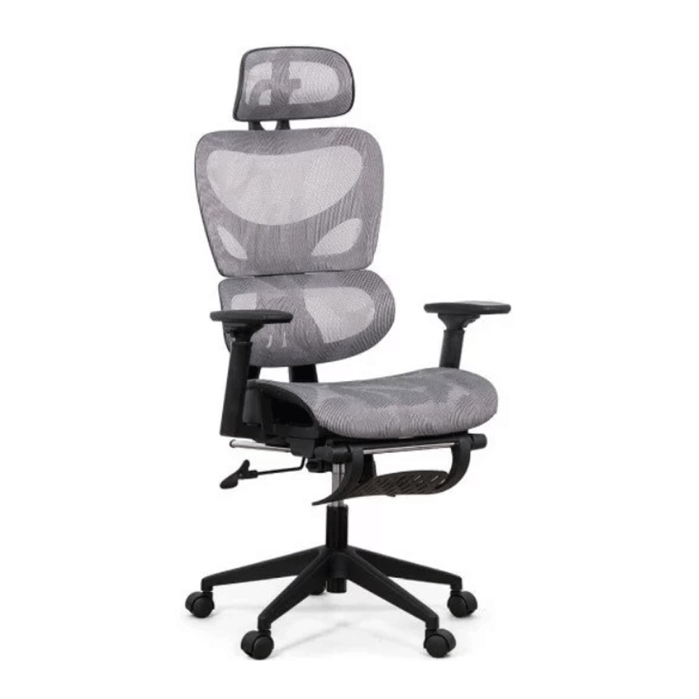 Scaune ergonomice - Scaun ergonomic multifunctional SYYT 9508, mesh, suport lombar, tetiera, spatar si brate reglabile, suport picioare, 120 kg