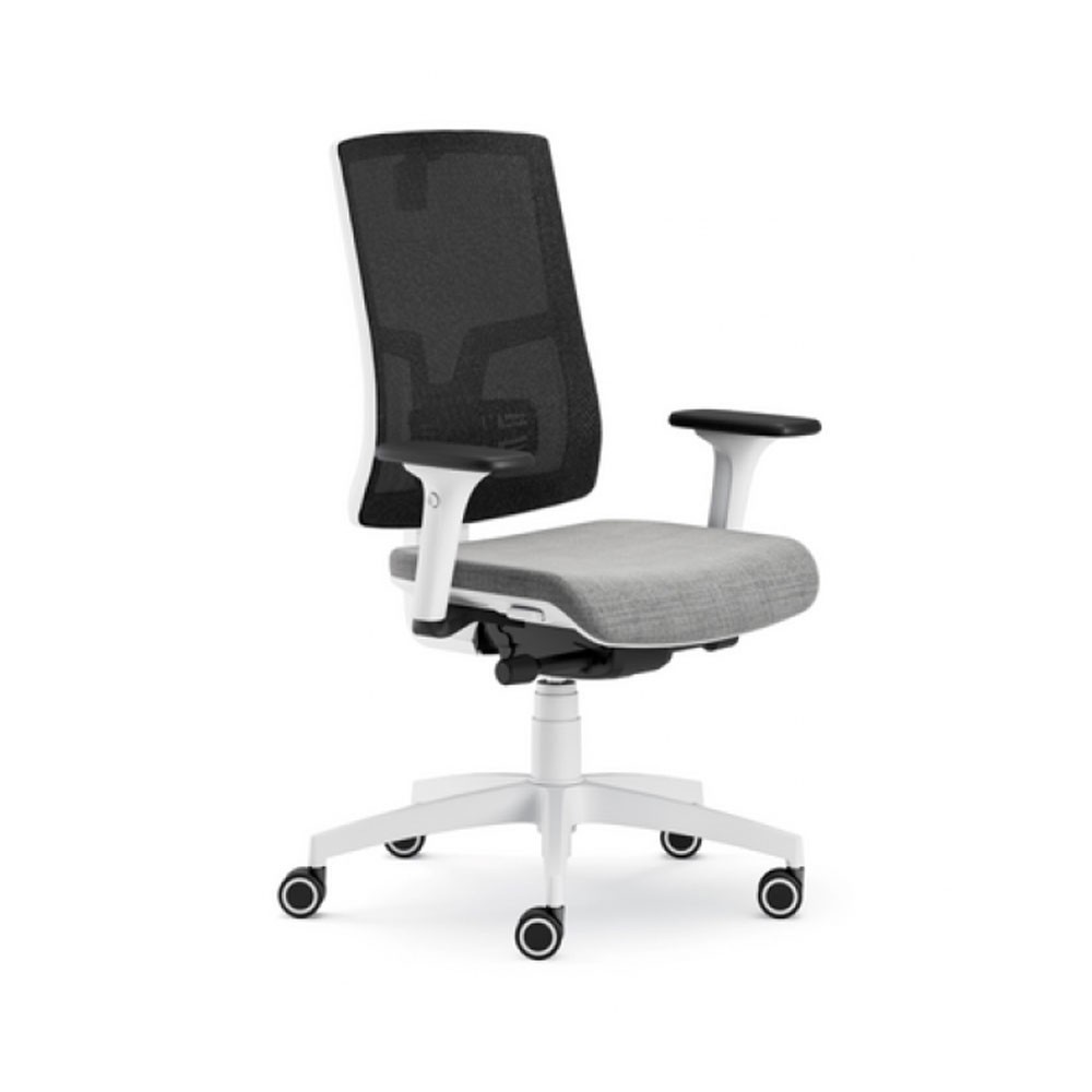 Scaune profesionale - Scaun ergonomic Pure Alb Mesh PDH