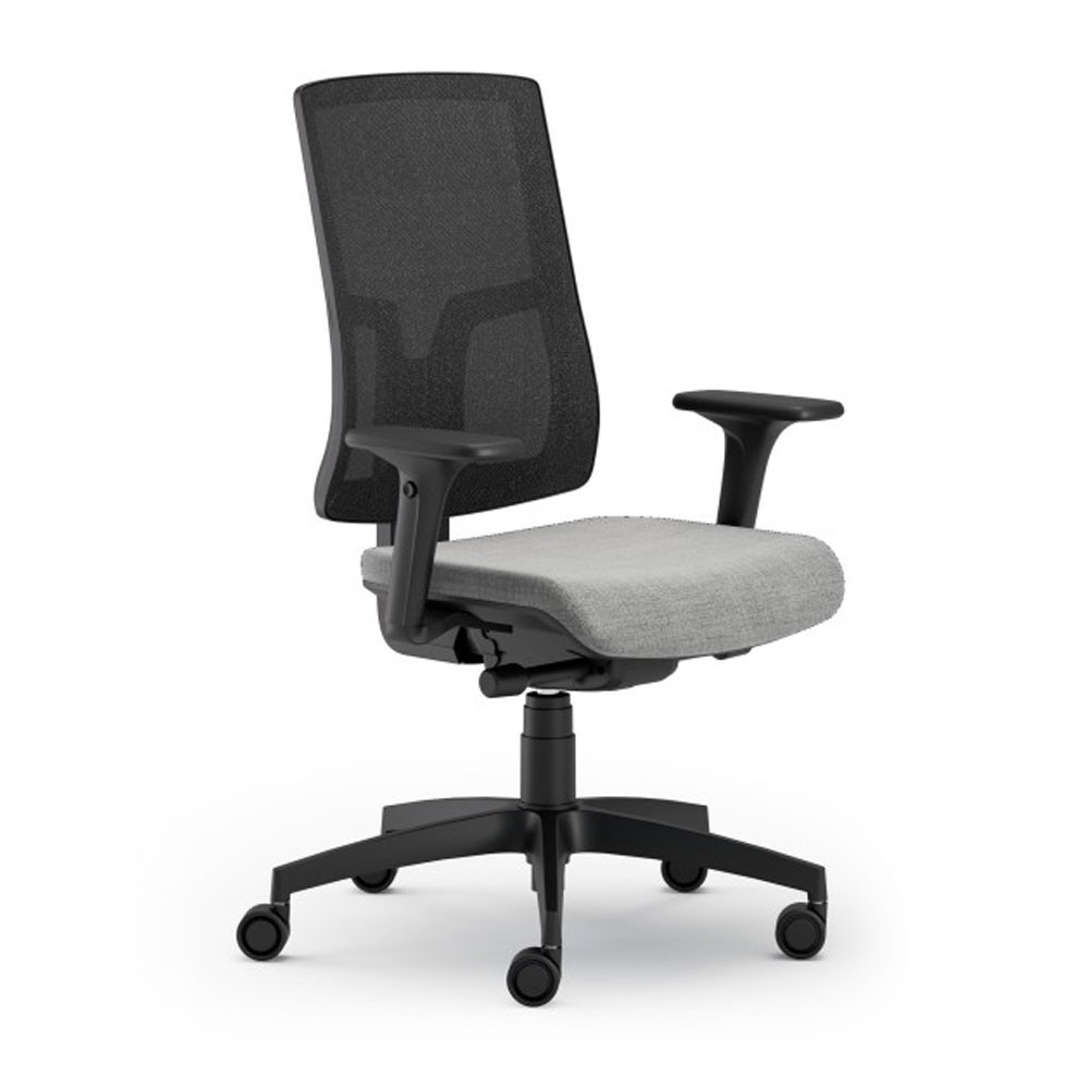Scaune profesionale - Scaun ergonomic Pure Negru Mesh PDH