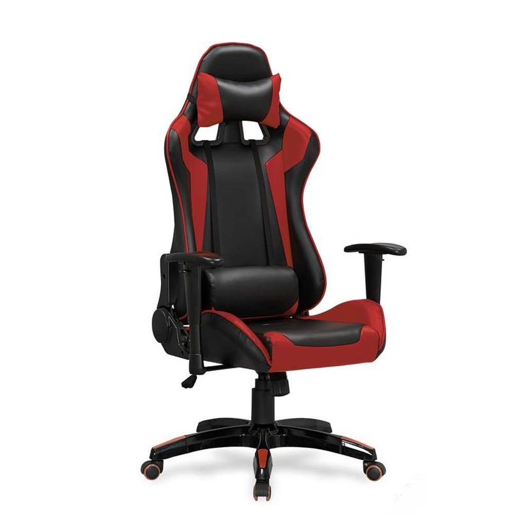 Scaune Gaming - Scaun gaming HM Defender negru - rosu
