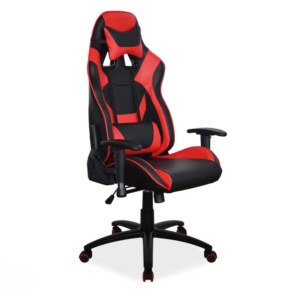 Scaune Gaming - Scaun gaming SL Supra negru - rosu