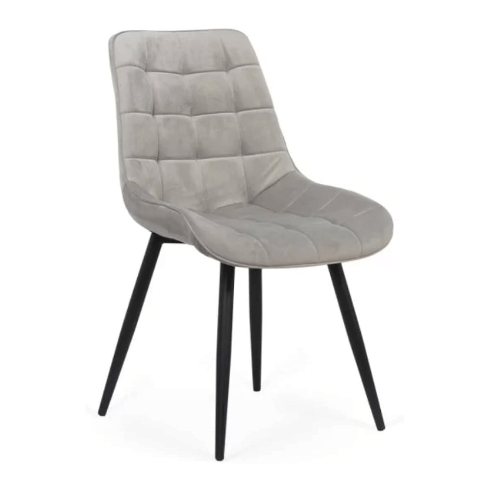 Scaune living - Scaun living BUC 206, catifea, picioare metalice, robust, ergonomic, 110 kg