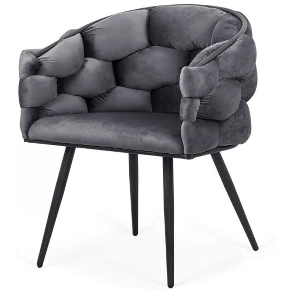 Scaune living - Scaun living BUC 256, ergonomic, catifea, structura metalica, perne groase, 120 kg