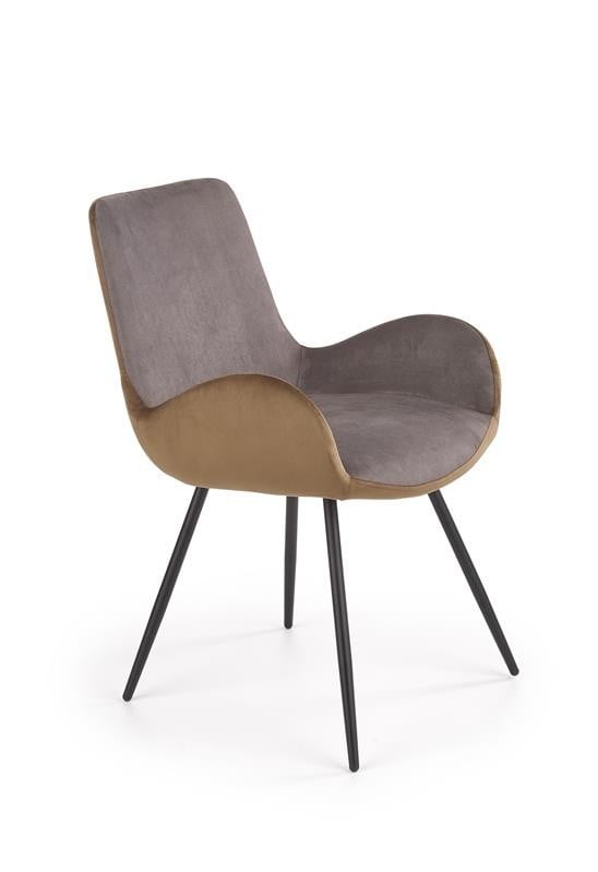Scaune living - Scaun living HM K392 gri-maro