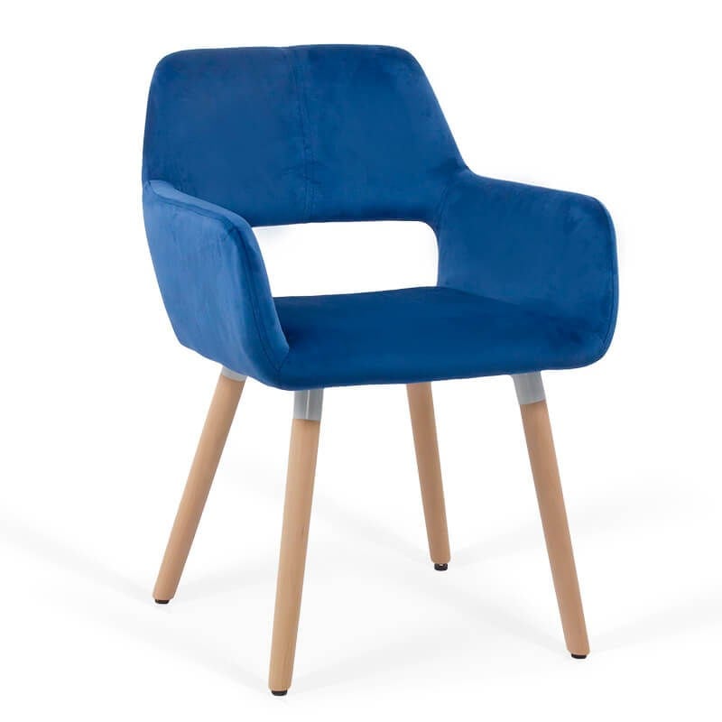 Scaune living - Scaun living si bucatarie BUC 280, catifea, ergonomic, cadru lemn, 110 kg