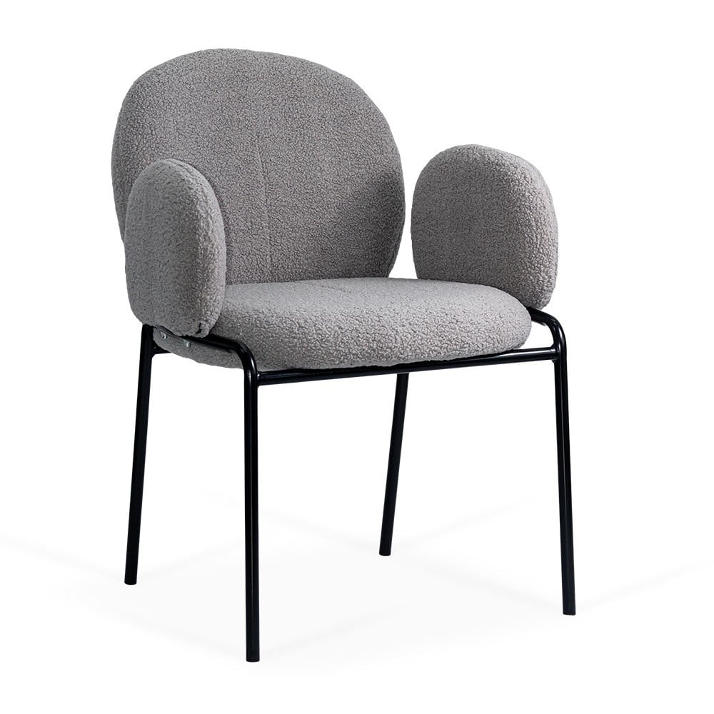 Scaune living - Scaun living si dining BUC281, stofa boucle, structura metalica, 100 kg