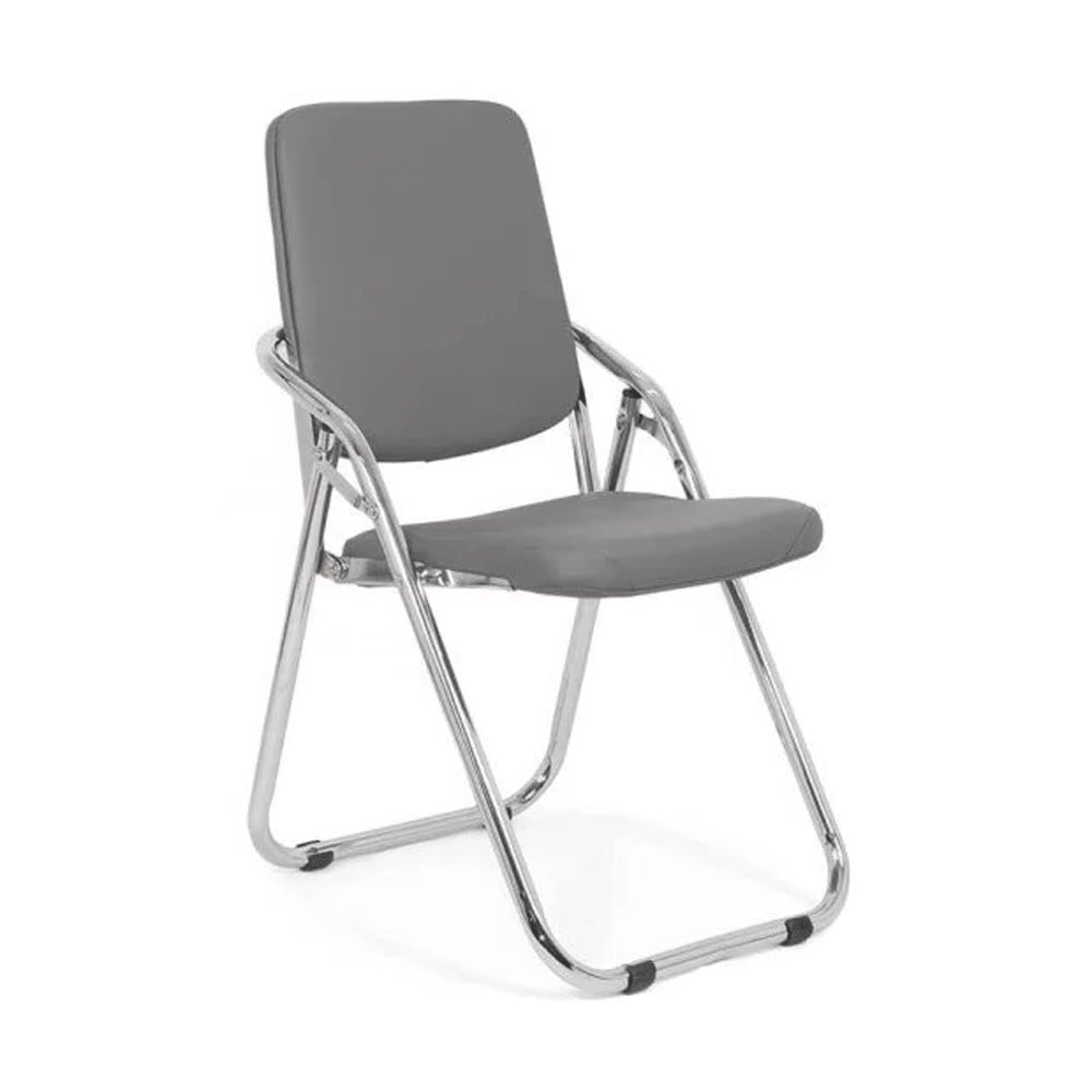 Scaune pliante - Scaun pliant metalic HRC 609, piele ecologica, fix, 110 kg