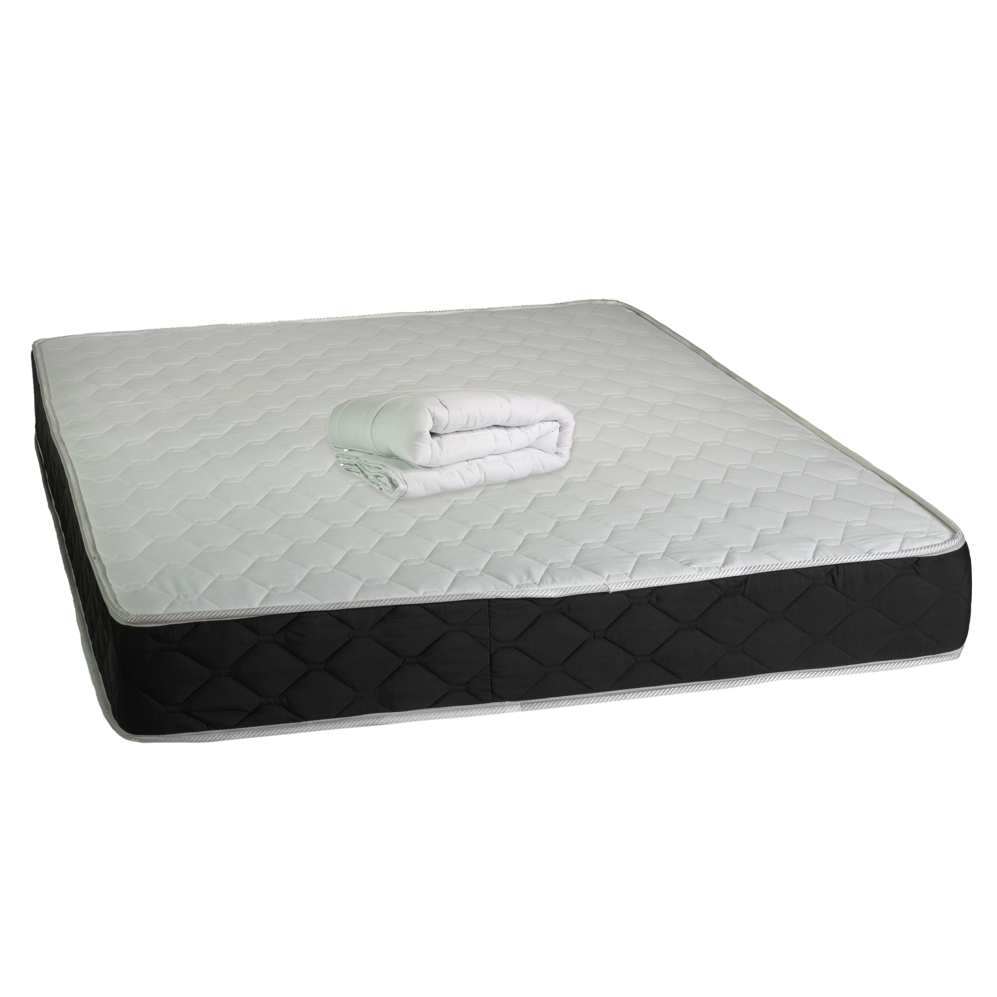 Produse - Set Saltea cu arcuri, Superortopedica Luna 140x200x20 cm, plasa de arcuri Bonell, sistem de aerisire perimetral, Saltsib plus pilota vara, microfibra, lavabila la 95°C, 180x200cm