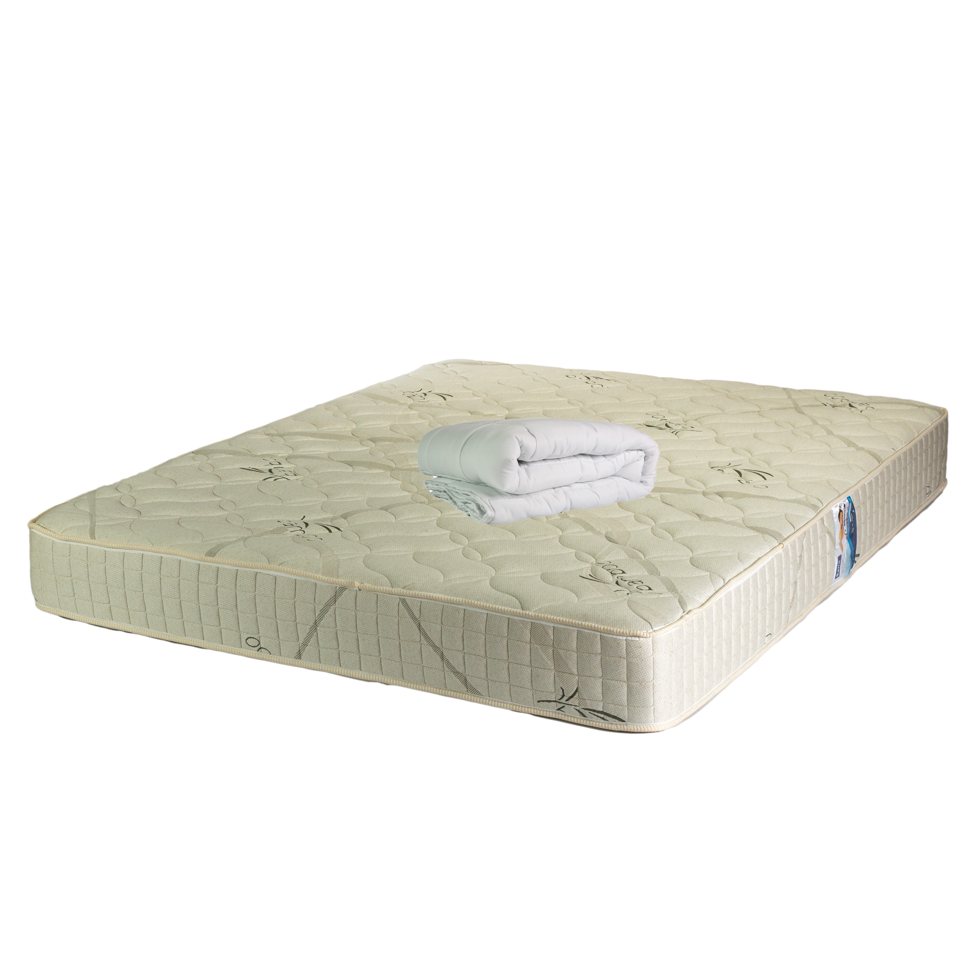 Saltele Latex - Set Saltea ortopedica, Latex Viena, 160x200x22cm, fermitate tare, cu spuma poliuretanica, latex 4 cm, sistem de aerisire perimetral, Saltex plus pilota vara microfibra, umplutura fibre de poliester, lavabila la 95°C, 180x200cm