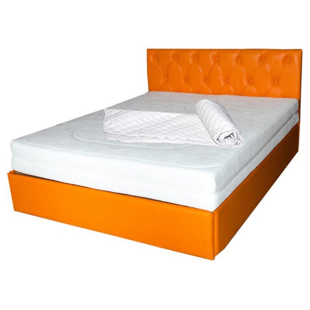 Seturi saltele - Set Saltea ortopedica, Ulise Standard Spring Comfort 140x200x30cm, cu plasa de arcuri Bonell, husa detasabila tricot, hipoalergenica, fermitate tare, Saltsib plus protectie microfibra, lavabila la 95°C