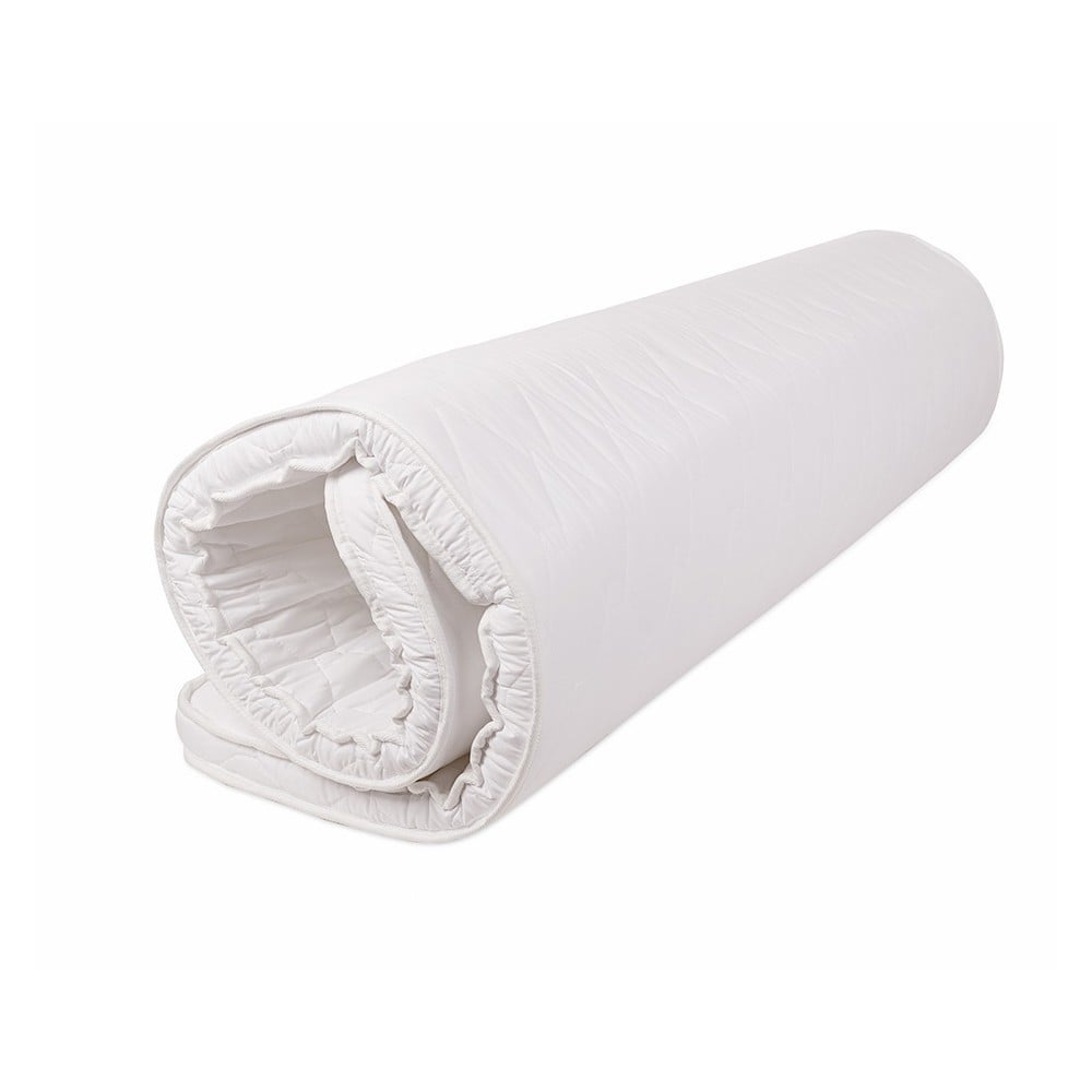 Produse - Topper saltea 80x200 spuma 5cm, fermitate moale, spuma poliuretanica, husa fixa matlasata, microfibra, Saltsib
