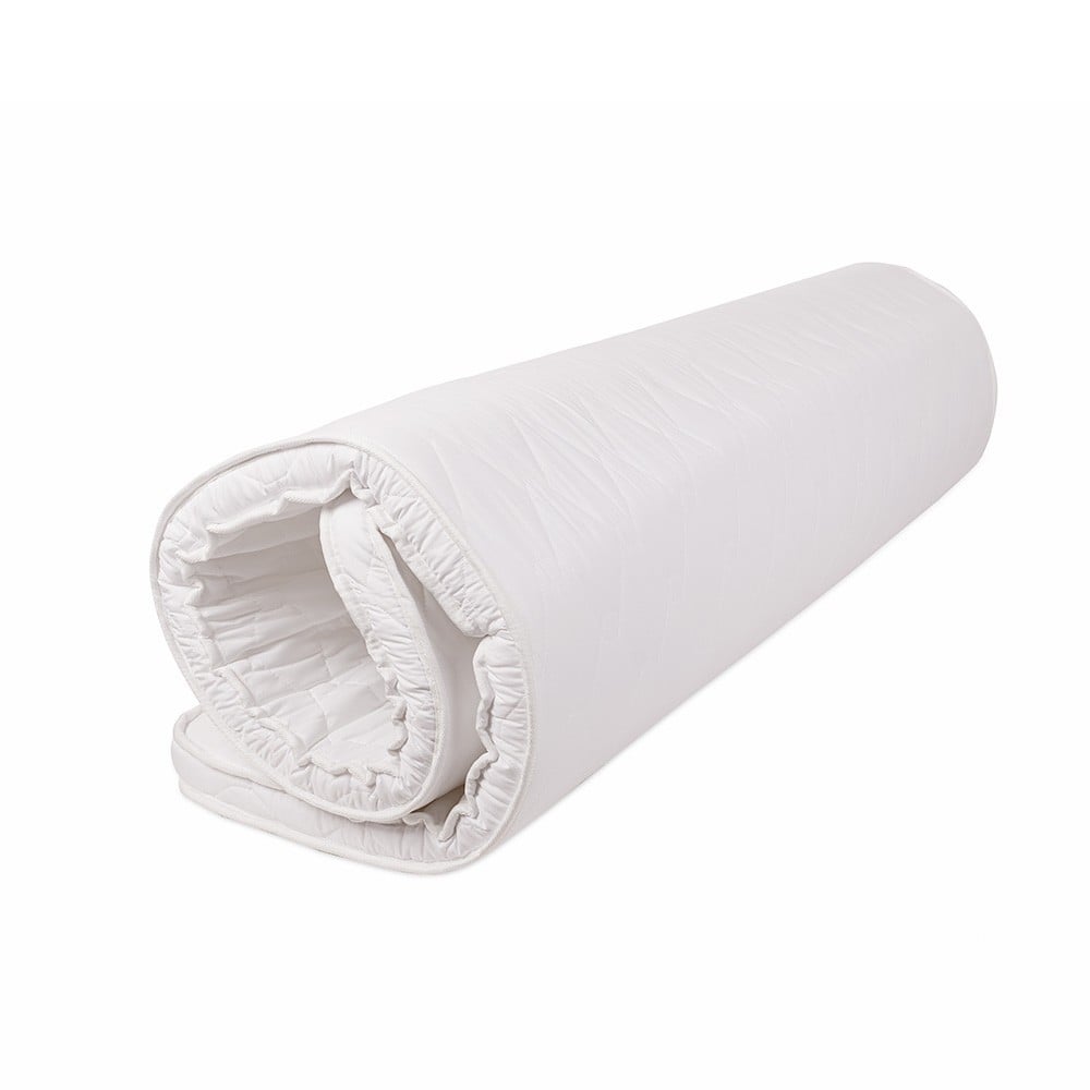 Produse - Topper saltea 90x190 spuma 5cm, fermitate moale, spuma poliuretanica, husa fixa matlasata, microfibra, Saltsib