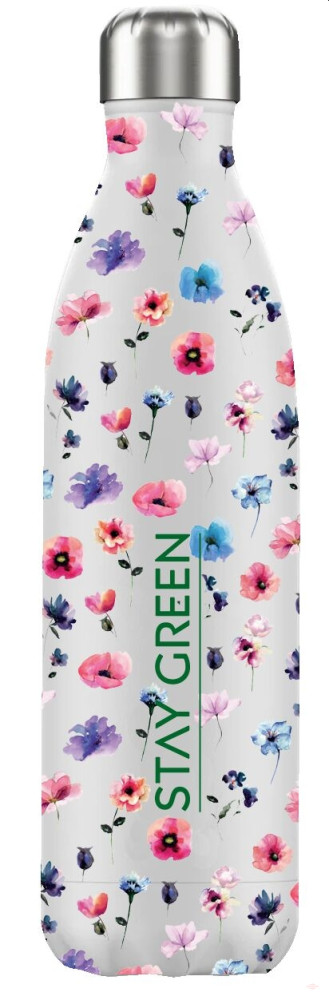 Barbeque, Grill, Camping - Termos inox Floral, cu perete dublu 500 ml