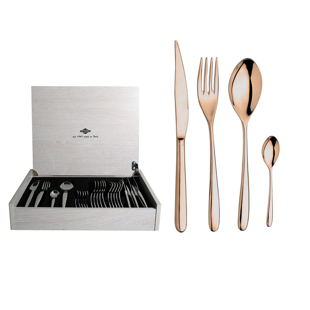 Idei de cadou - Novecento Pvd Oro Rosa, set 24 pers, cutie lemn