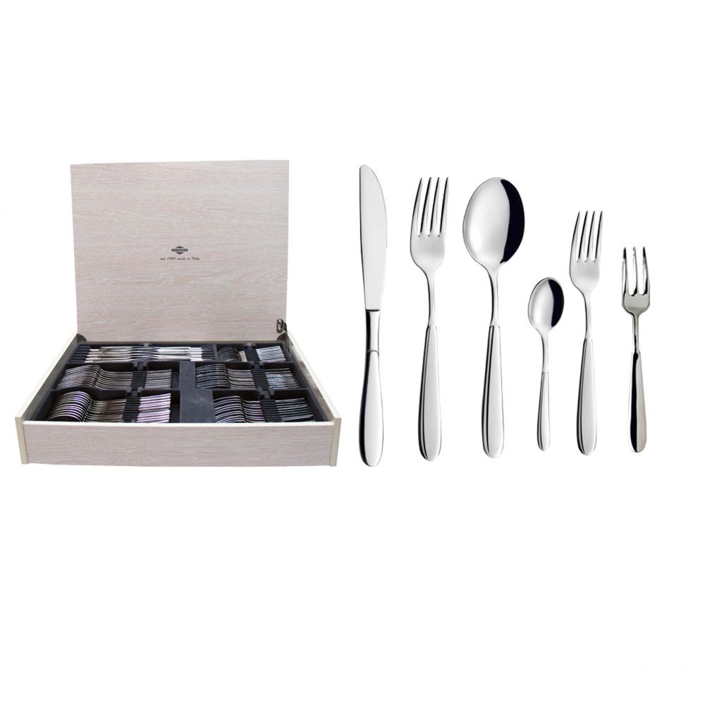 Idei de cadou - Giotto, set tacam, Inoxriv, 72 piese, cutie lemn