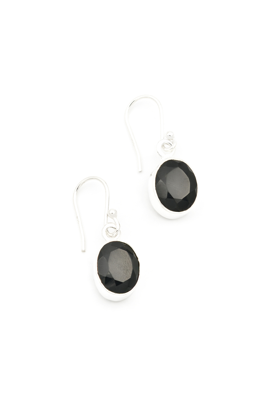 CERCEI - Cercei din Argint 925 si Piatra Onix Negru 2.3 cm