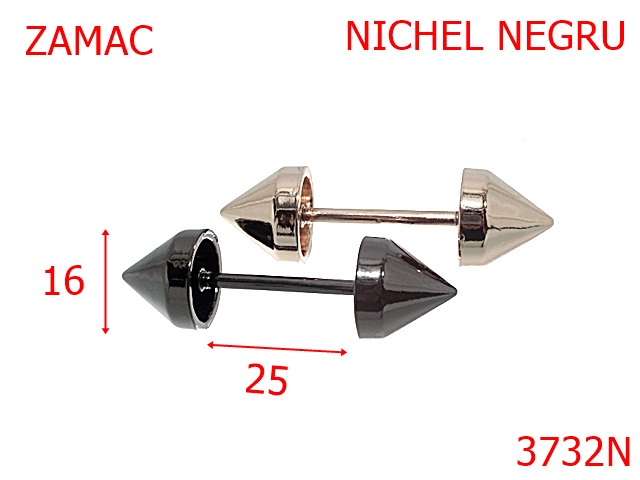 Galtere - 3732N/GALTERA-25-mm---nichel negru---5H1--