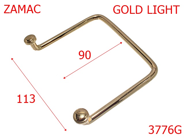 Manere - 3777G/MANER POSETA-103-mm---gold light---14L18--