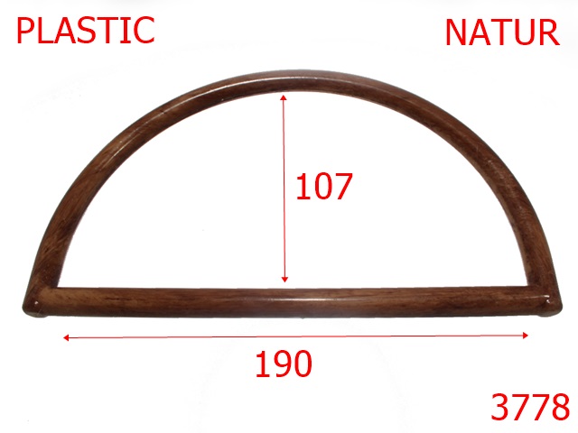 Manere - 3778/MANER POSETA-190-mm---NATUR ---7K1--