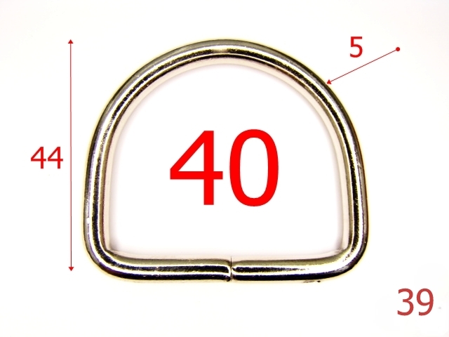 Inele - 39/INEL D 40*5 MM NIKEL-40-mm-5-nichel---2G5-2D6-3A4/7B5--J18