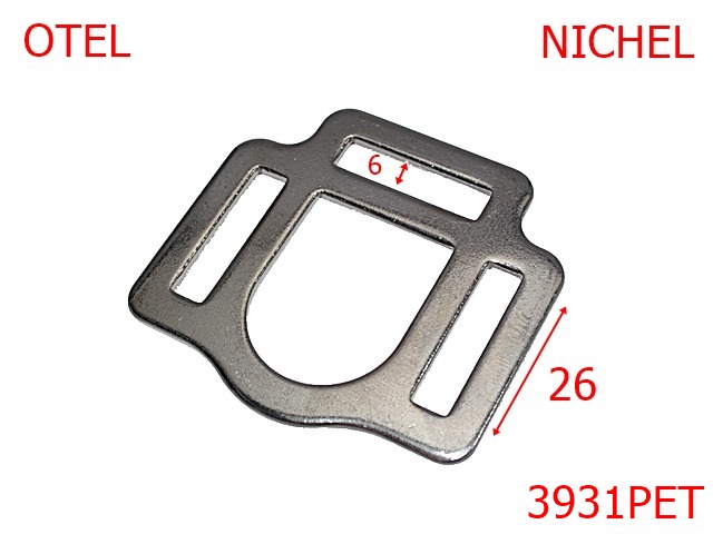 PET - 3931PET/COMBINATA-26-mm---nichel---9C20--