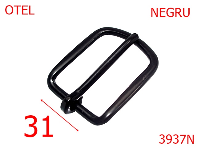PET - 3937N/CATARAMA HARNASAMENT-32-mm---negru---9C21/9C23/9C24--