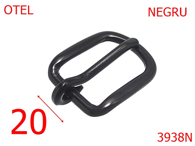 PET - 3938N/CATARAMA HARNASAMENT-20-mm---negru---9C22--