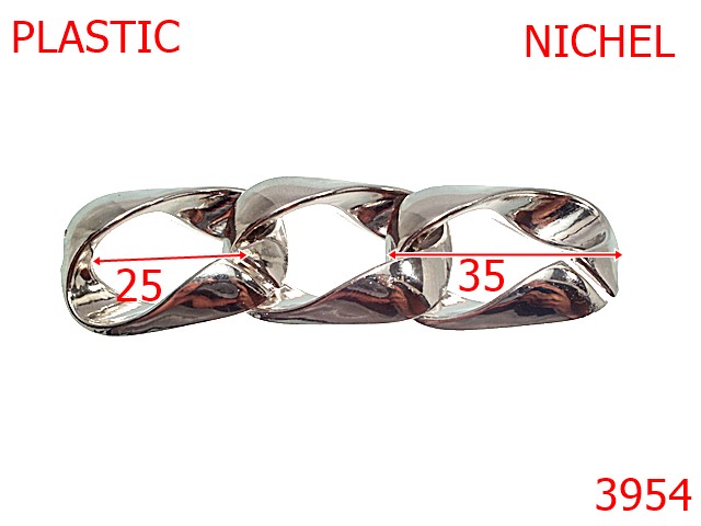 Lant material plastic - 3954/ZA LANT PLASTIC-35-mm---nichel-----