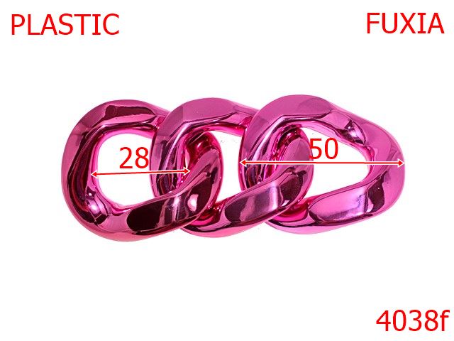 Lant material plastic - 4038f/ZA LANT PLASTIC-50-mm---FUXIA-----
