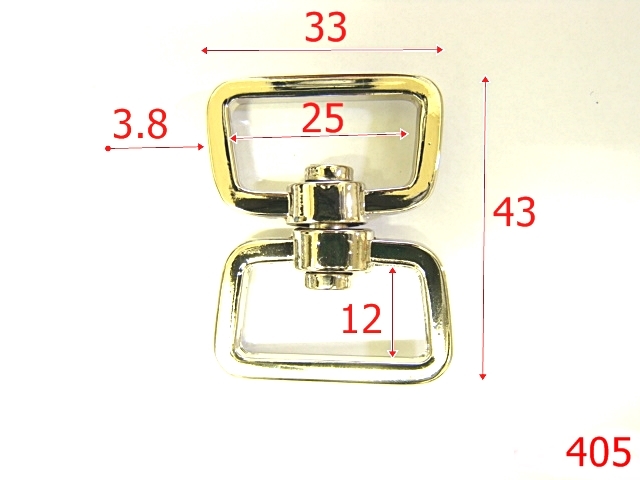 Sustinatori poseta - 405/SUSTINATOR 2,4 CM NIKEL-25-mm---nichel---3K7--
