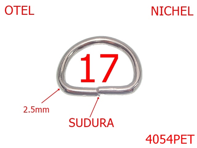 PET - 4054PET/INEL D SUDAT-17-mm-2.5-nichel---AM24--