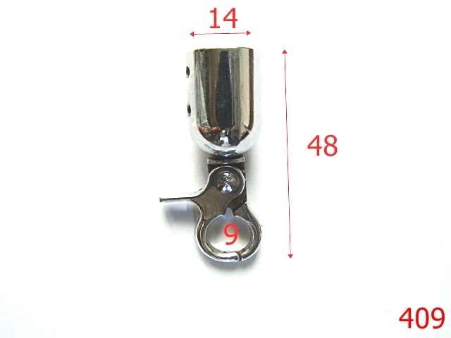 Carabine - 409/CARABINA SNUR MANER NIKEL-14-mm---nichel---5F5-5J5-7E7/4C8--O19