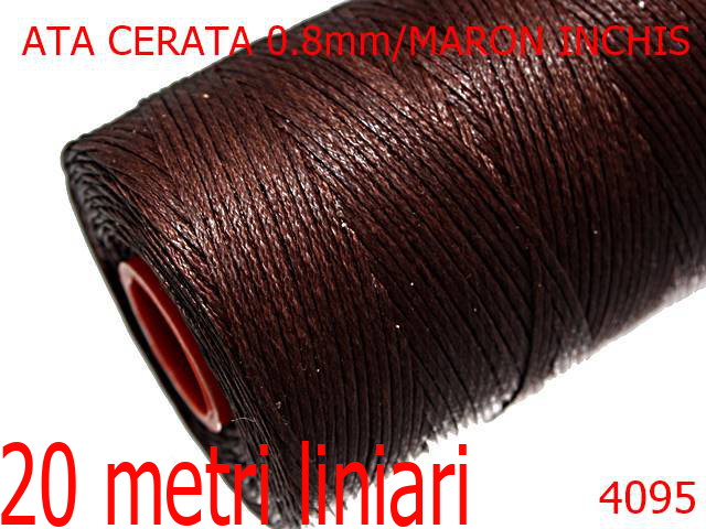 Ata Pentru Cusut - 4095/ATA CERATA -0.8-mm---maron inchis-----