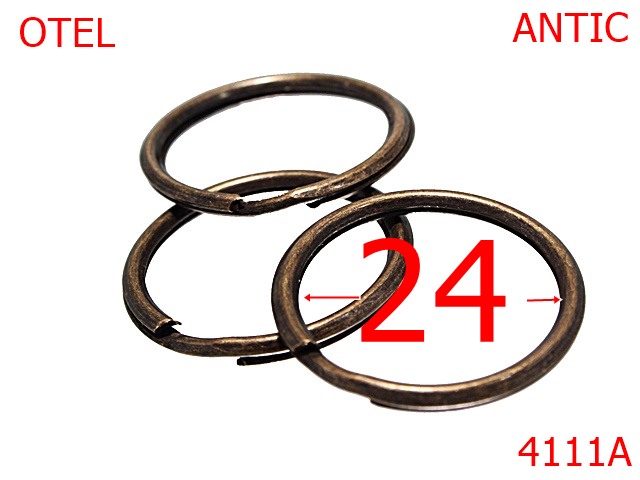 Inele breloc - 4111A/INEL BRELOC-24-mm---antic-----