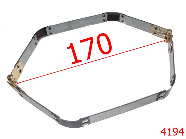 Rame poseta - 4194/Rama metalica  elastica -225-mm-otel---------