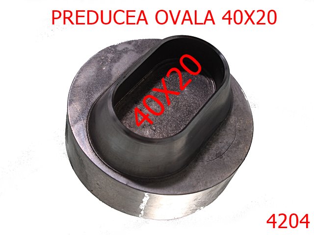 Utilaje - 4204/Preducea otel forma ovala-40-mm-otel--negru-----