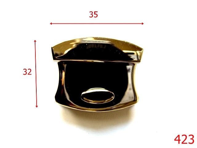 Inchizatori poseta - 423/INCHIZATOARE -35X32-mm---nichel---12G1--I29