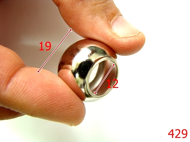 Clopotei poseta - 429/CLOPOTEL SNUR NIKEL-19-mm---nichel-15A6--15A5-15A6-4C-