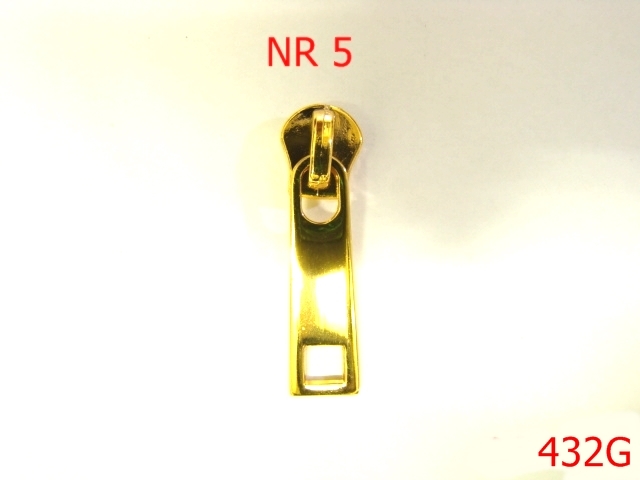 Cursori fermoar - 432G/CURSORI NR 5 GOLD-nr 5-mm---gold---2F4--U28