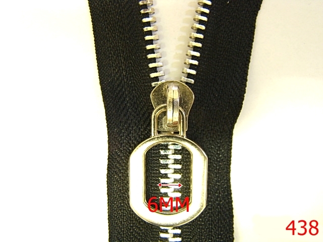 Cursori fermoar - 438/CURSOR FERMOAR METALIC-Nr 5-mm---nichel-----