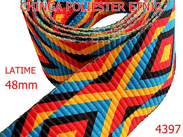 Chinga - 4397/Chinga poliester motive etnice-48-mm-poliester--multicolor-----